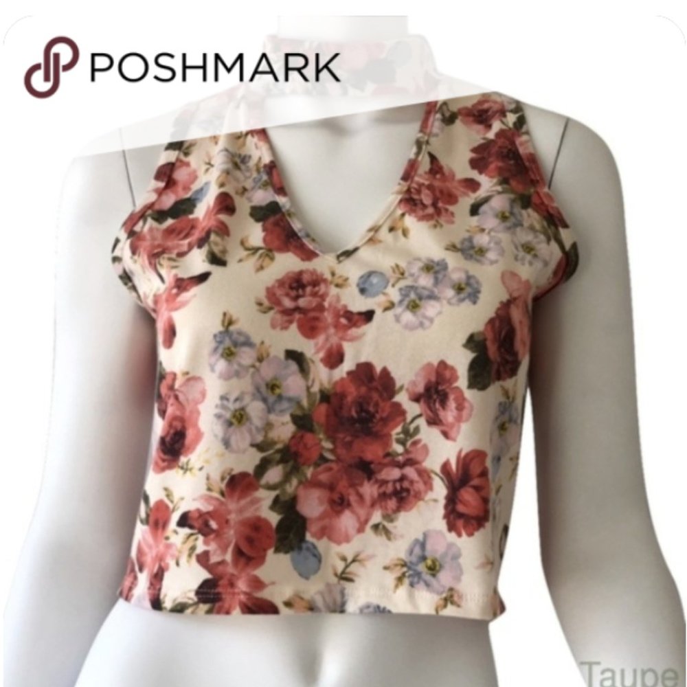 Ginger G Cropped Tank Top Sz. L